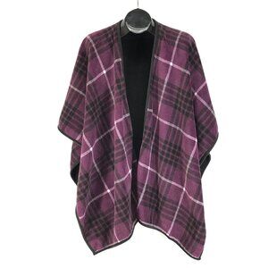 Cuddl Duds Cozy Plush Reversible Sleep Wrap Women's L/XL Plaid Fleece Winter